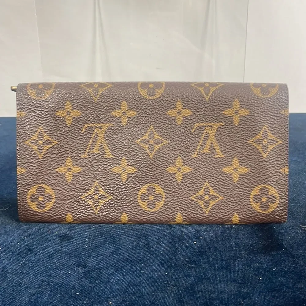 Louis Vuiton Porte Monnaie Credit Card Monogram Wallet