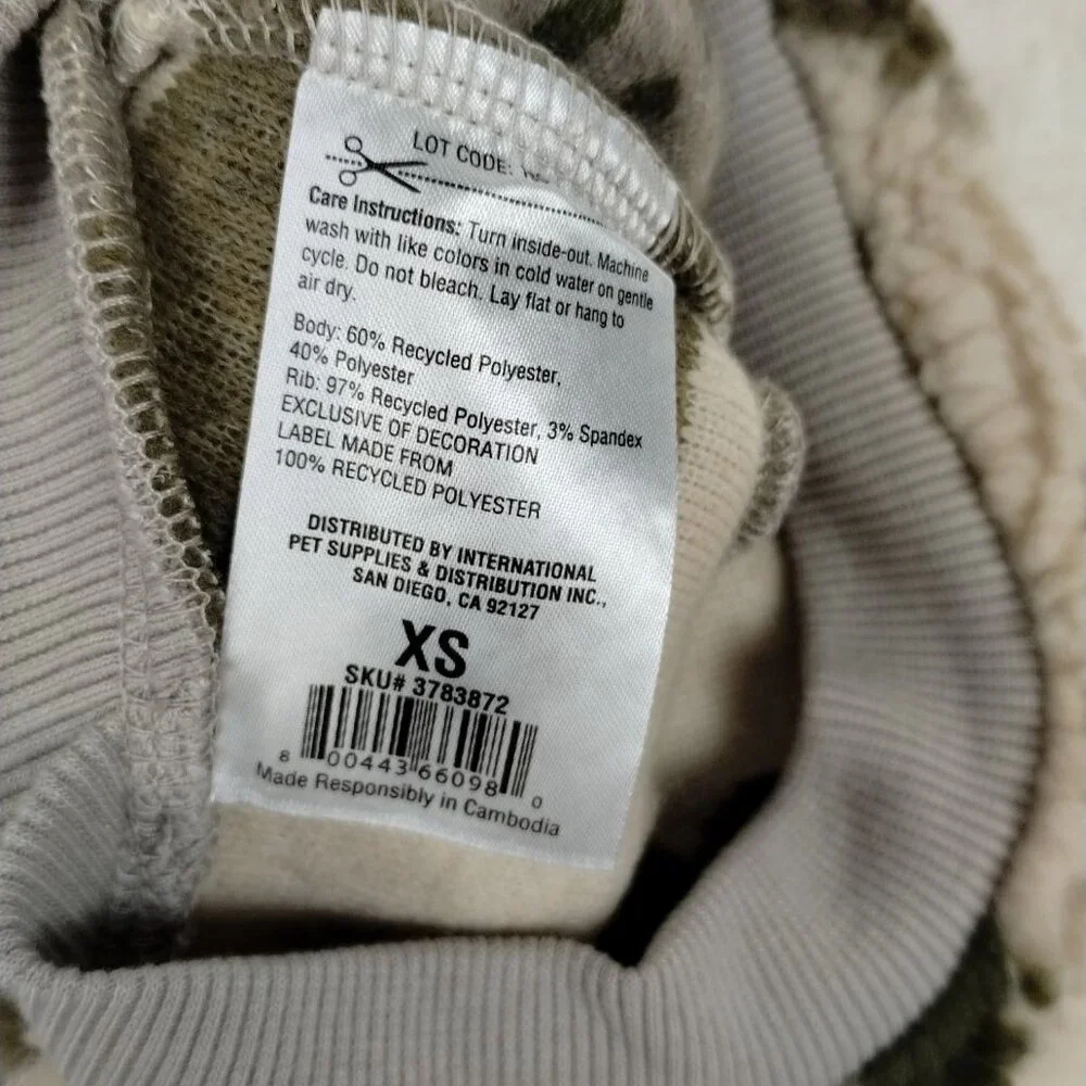 Reddy camo sherpa