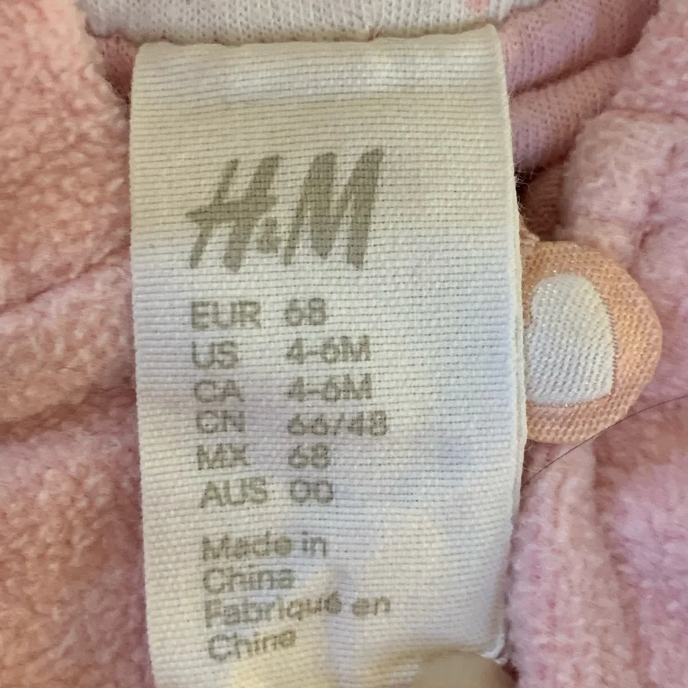 H&M size months