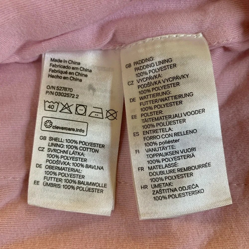 H&M size months