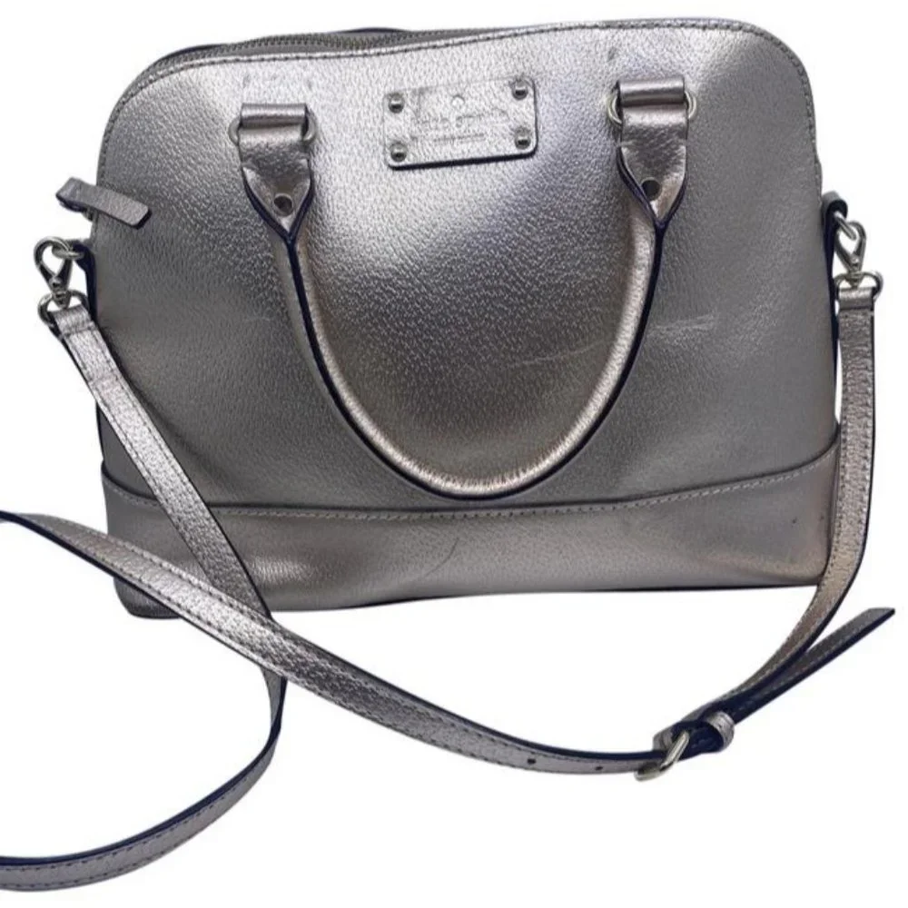 Kate Spade Wellesley Rachelle Rose Gold Leather Cross Body Bag