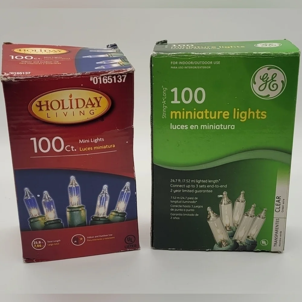 Christmas Xmas Decorative Lights Clear​​​
