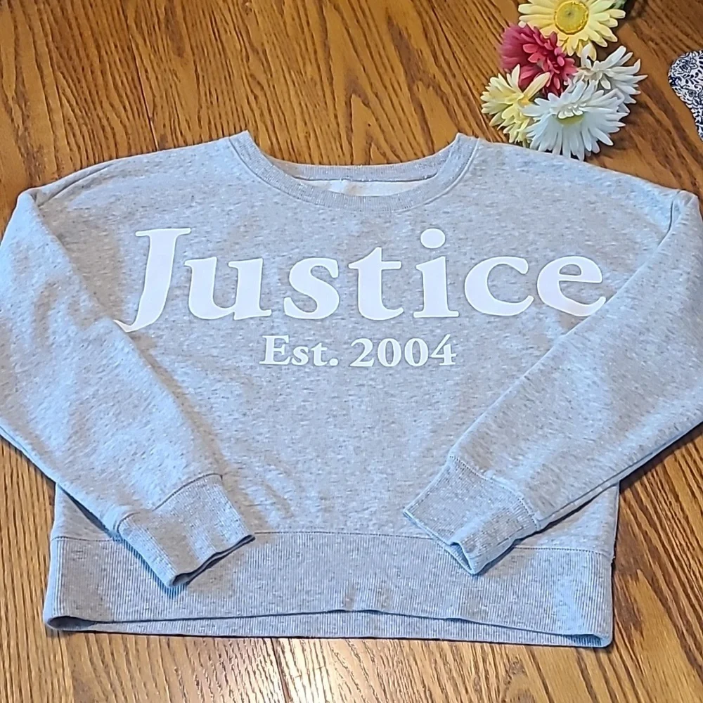 Justice sweatshirt good