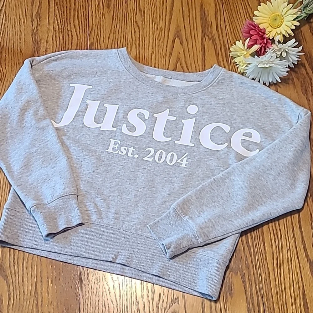 Justice Sweatshirt - Gray