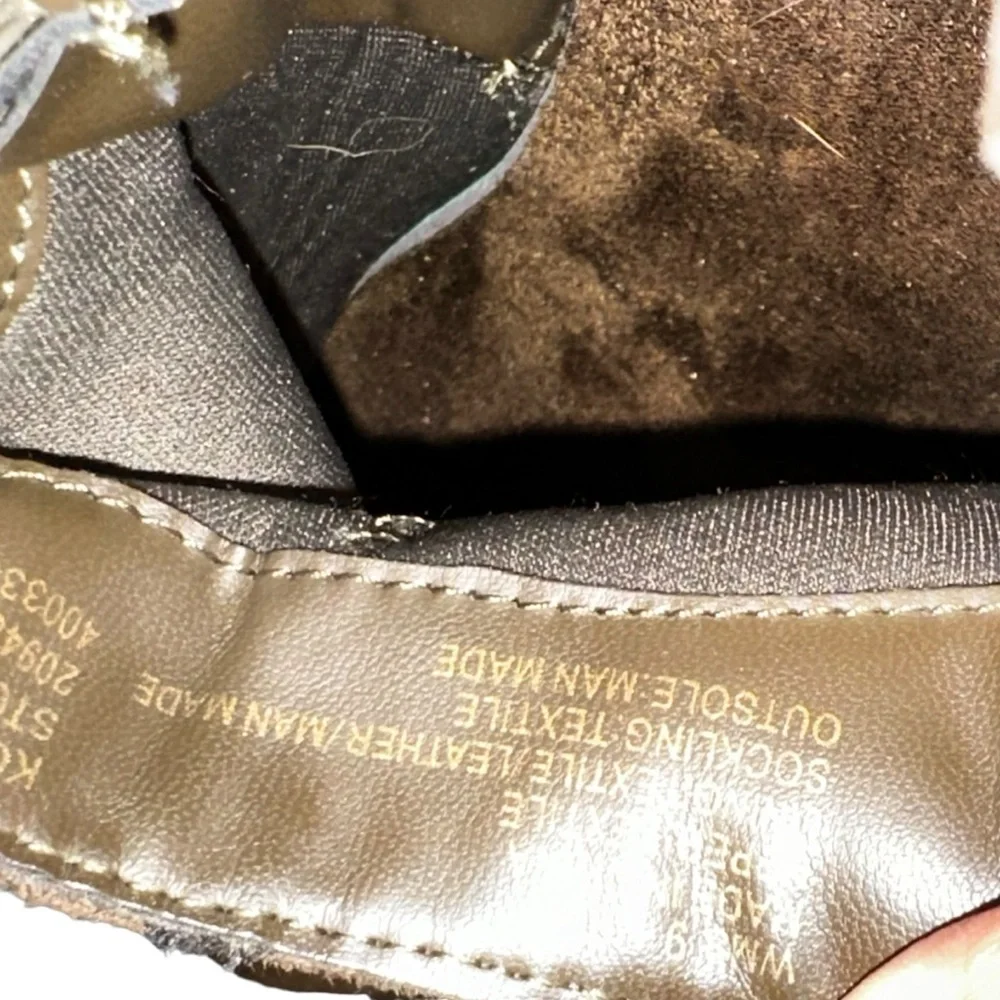 🔴 5 for $40 SALE!  Sonoma Brown Faux Suede studded zipper closure booties sz 9