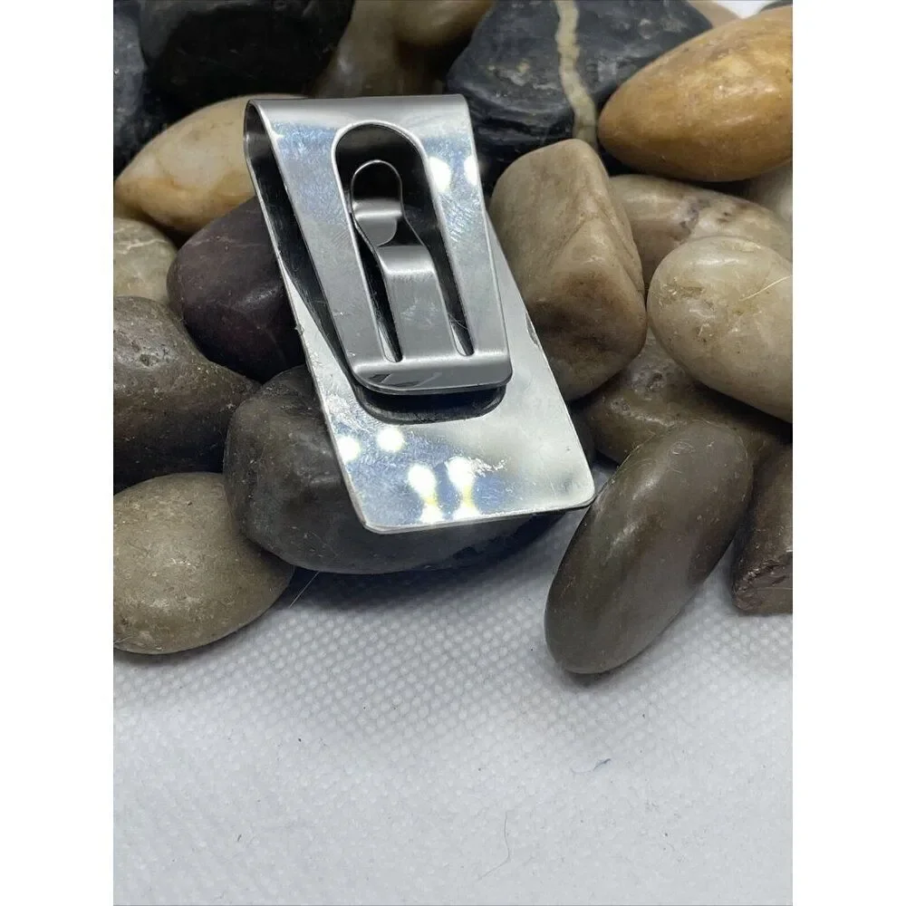 BUFFALO 3D Money Clip Stainless Steel Quality Wedding Party Gift FATHERS DAY NEW