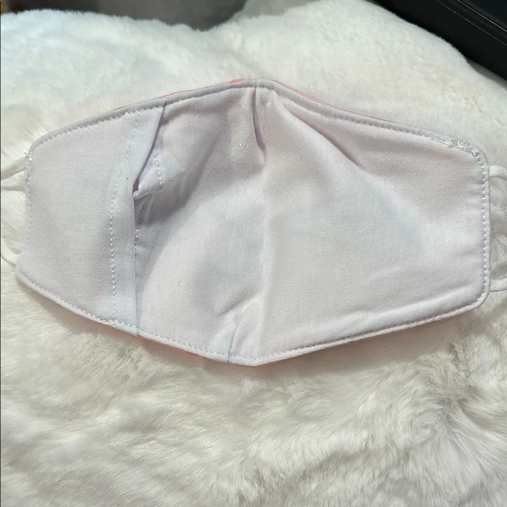 Pink and Black Cat-Inspired Face Mask- Youth