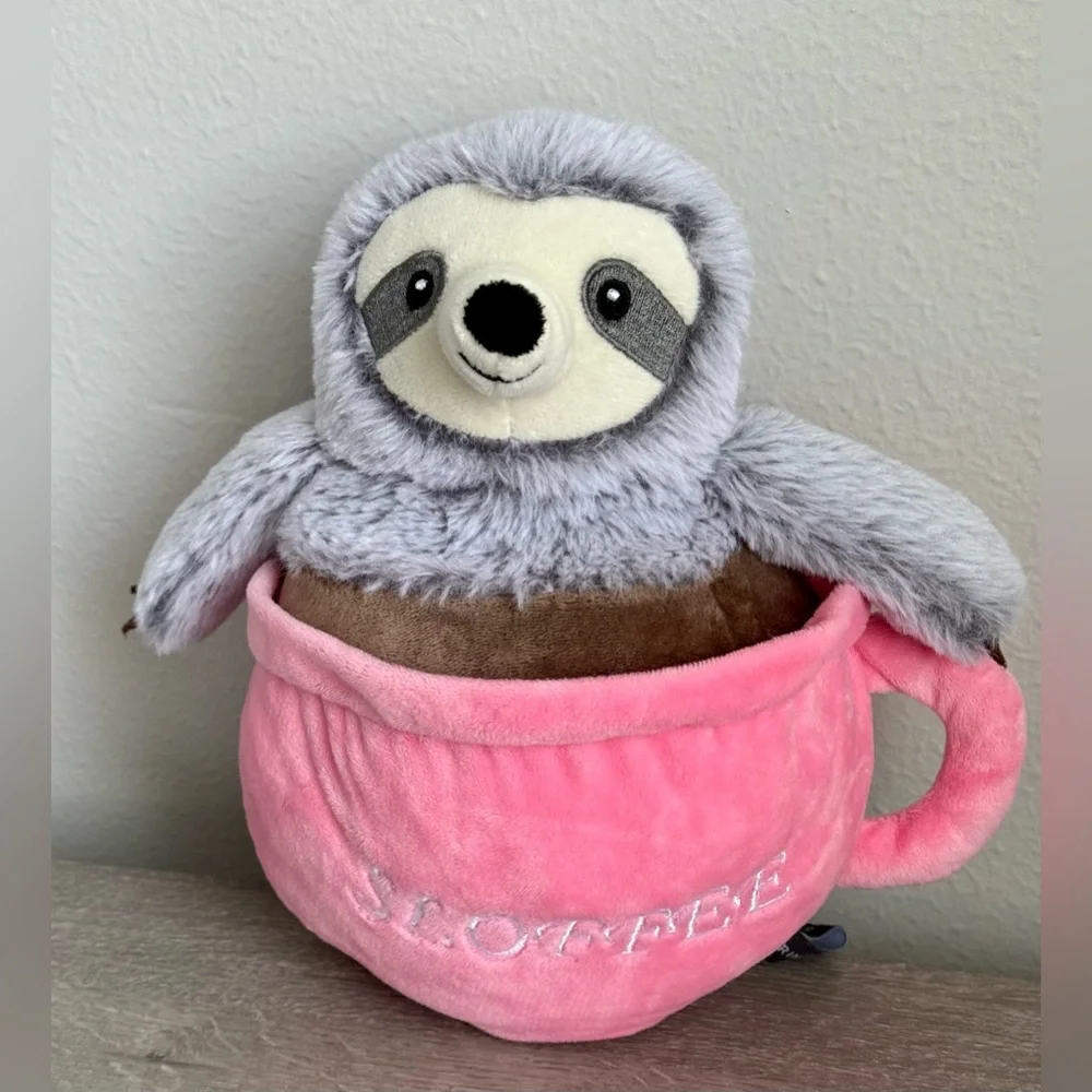 Fringe Studio Slow' Down for Summer Sloth Pet Toy, Sloffee. Toy has a very