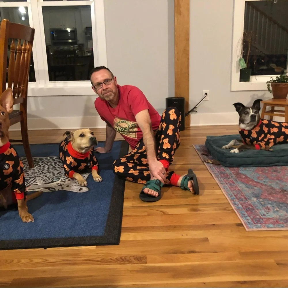 Pittie Clothing Co three matching