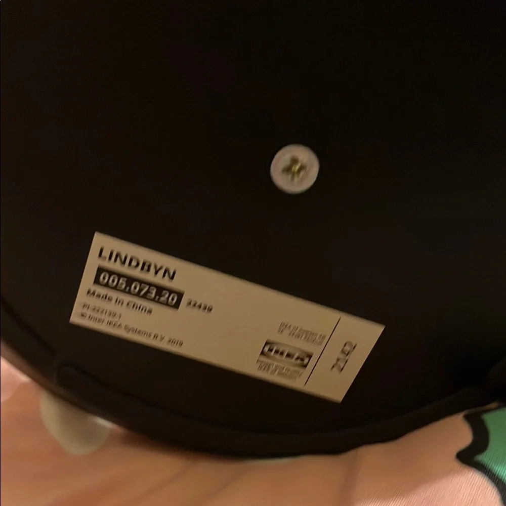 IKEA Black Table Mirror