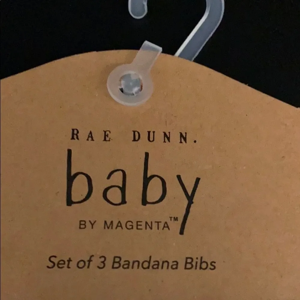 Rae Dunn Bandana Bibs Set Of 3