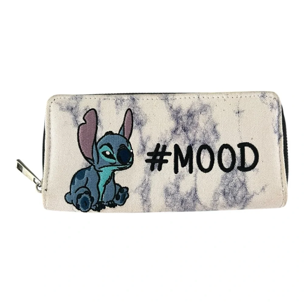 Lilo & Stitch Stitch #mood Zip Wallet Embroidered Disney Feminine Movie