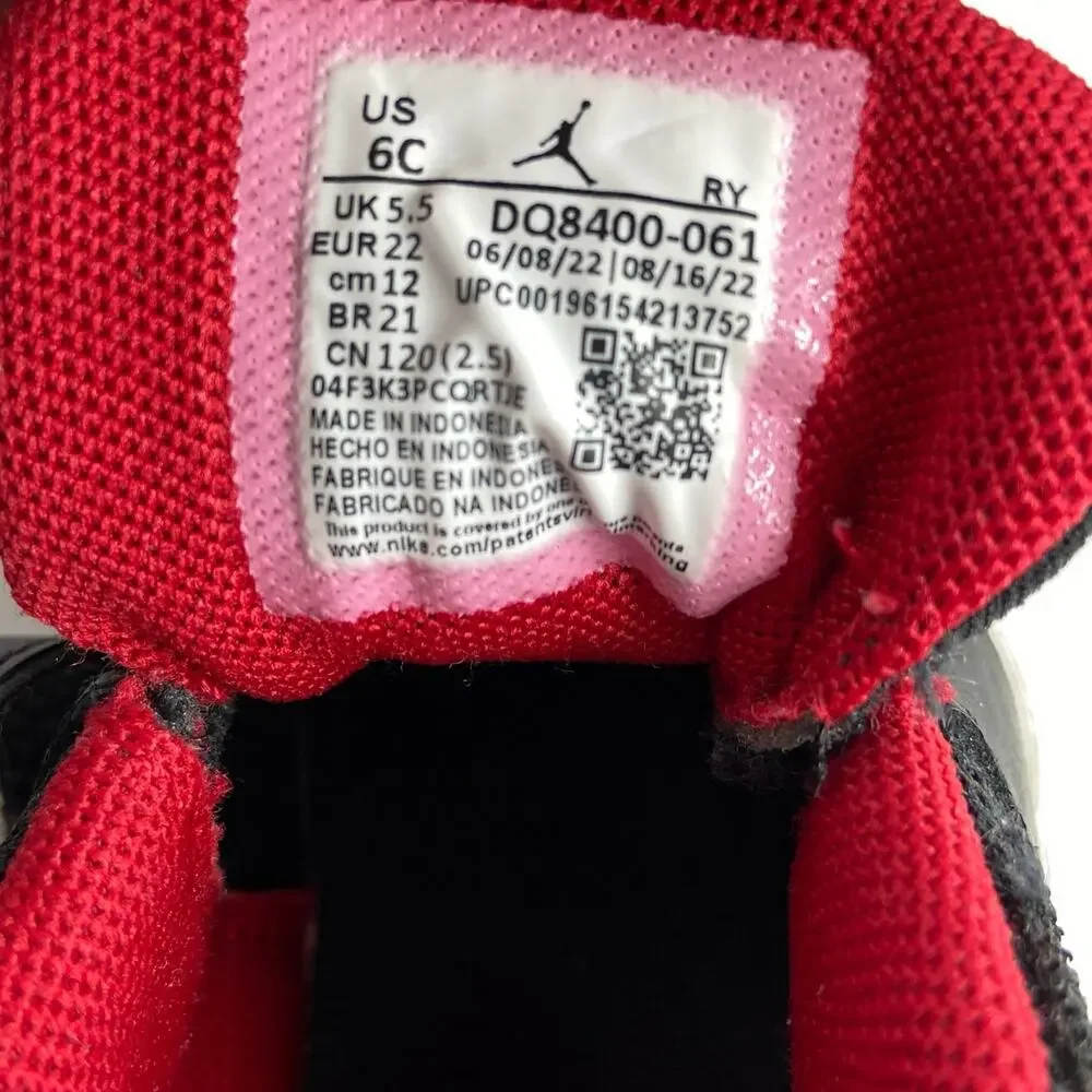 Nike Air Jordan Stay Loyal 2 Black White Red Size Toddler 6C