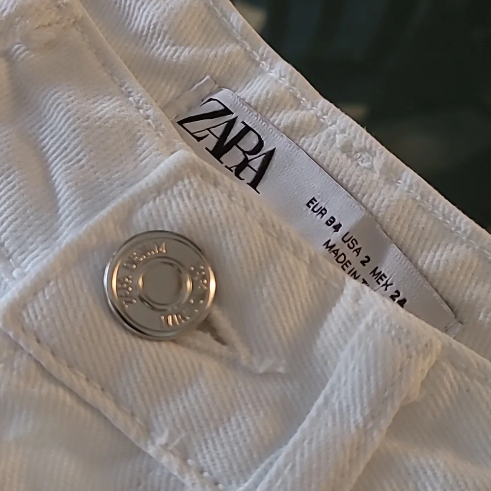 Zara white cropped