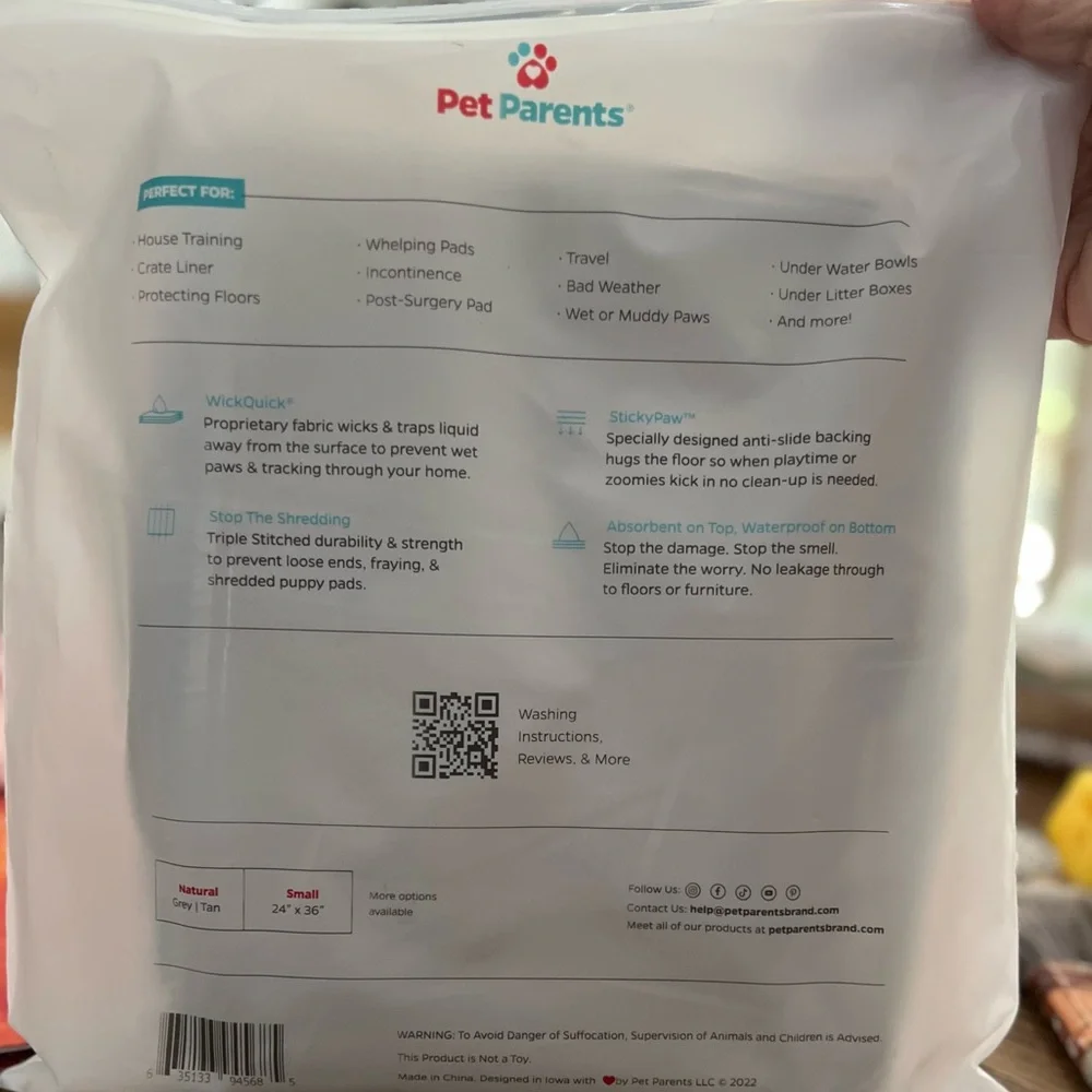 Pet Parents Pawtect Pads - Small - NWT
