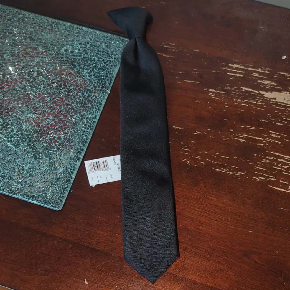 NEW Black Tie For Boy 5-6