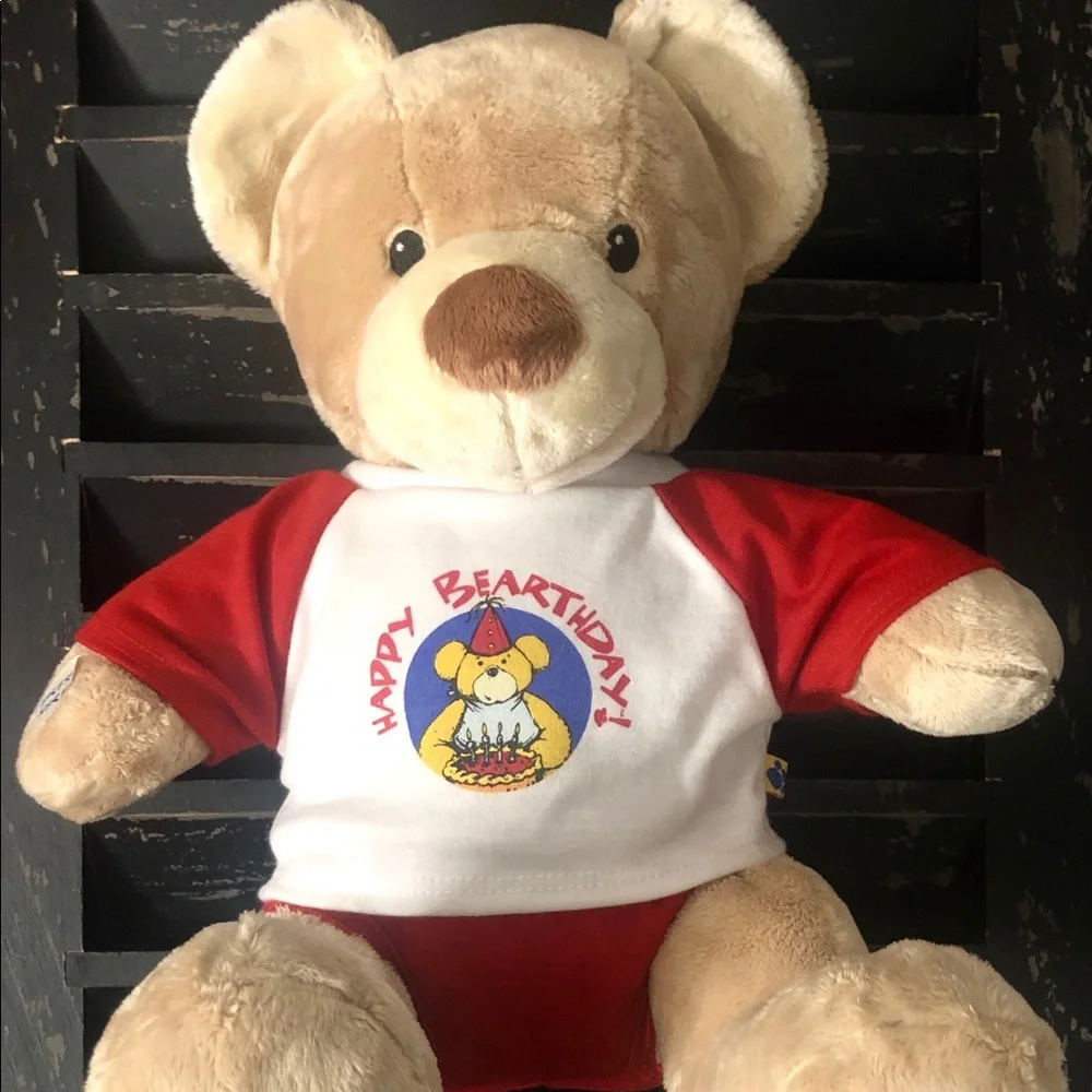 BUILD A BEAR Happy Bearthday Singing Teddy Bear