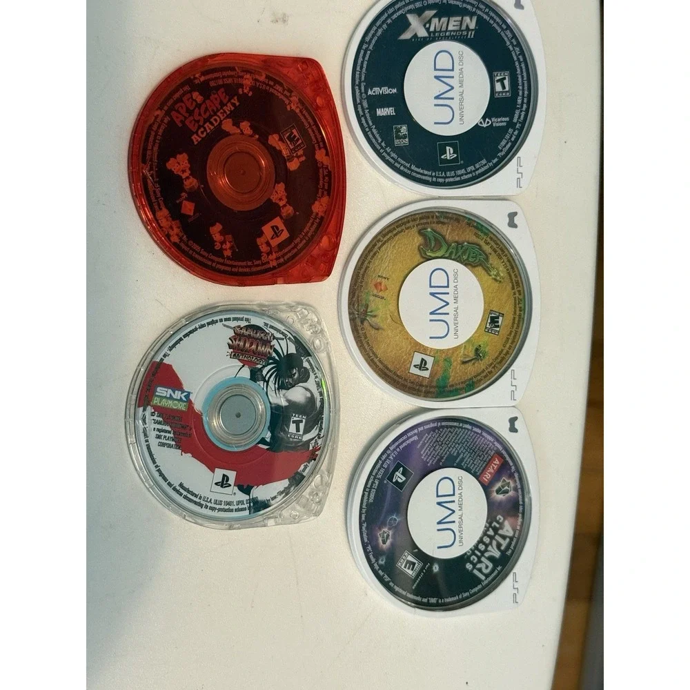 Lot Of 5 PSP Games , Disc Only , Good Condition