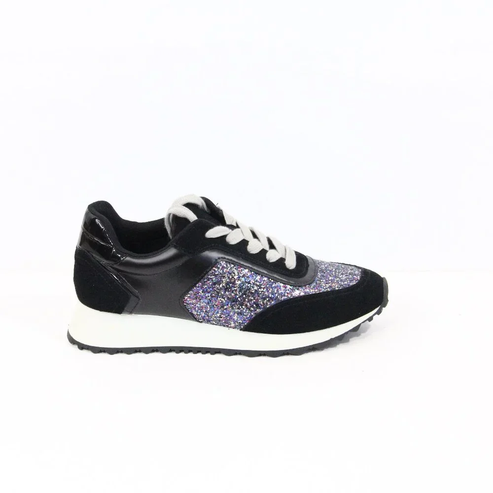 Steve Madden Sneakers New sz 7.5 Women Glitter Fashion Shoes Mabyl