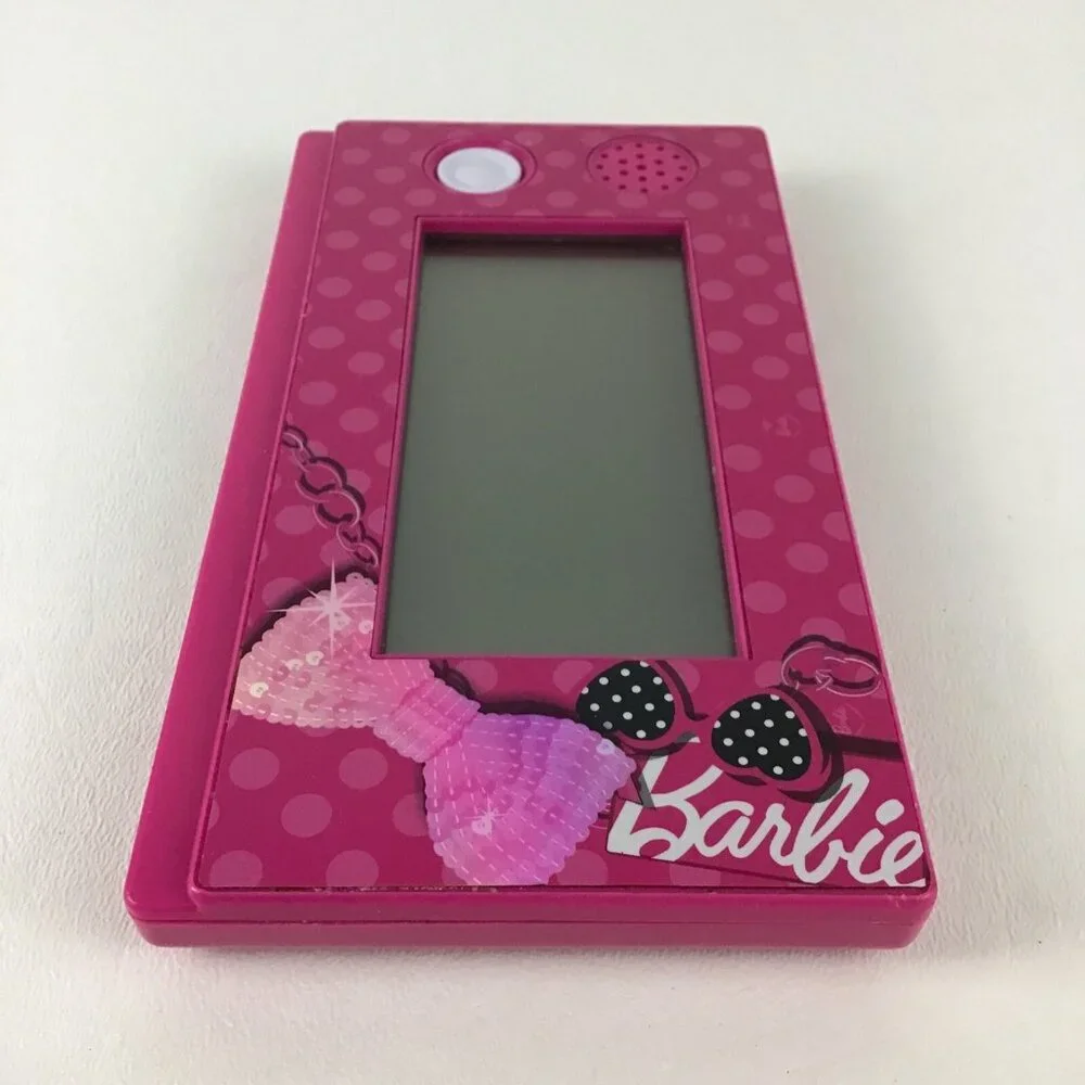 Barbie Handheld Game Educational Toy Matching Alphabet Pink Oregon Scientific