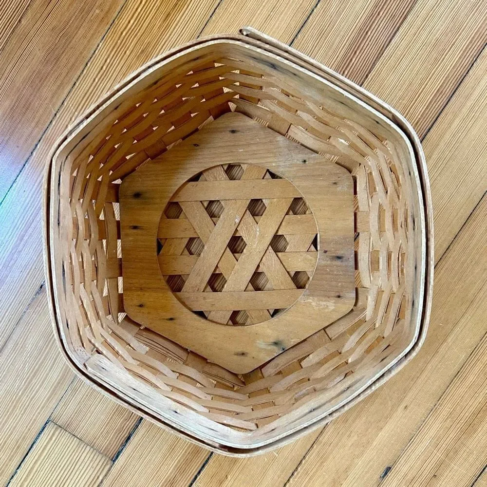 Longaberger 2000 Hexagon 10” Generations Basket
