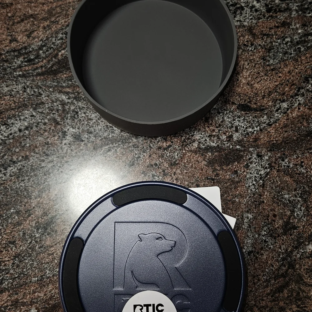 RTIC Navy Stainless Steel Dog Bowl 3 In 1 With Silicon Protector