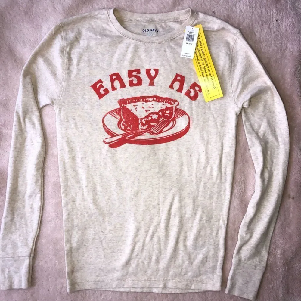 NWT Unisex XXL (14) Old Navy LS Pajama Top