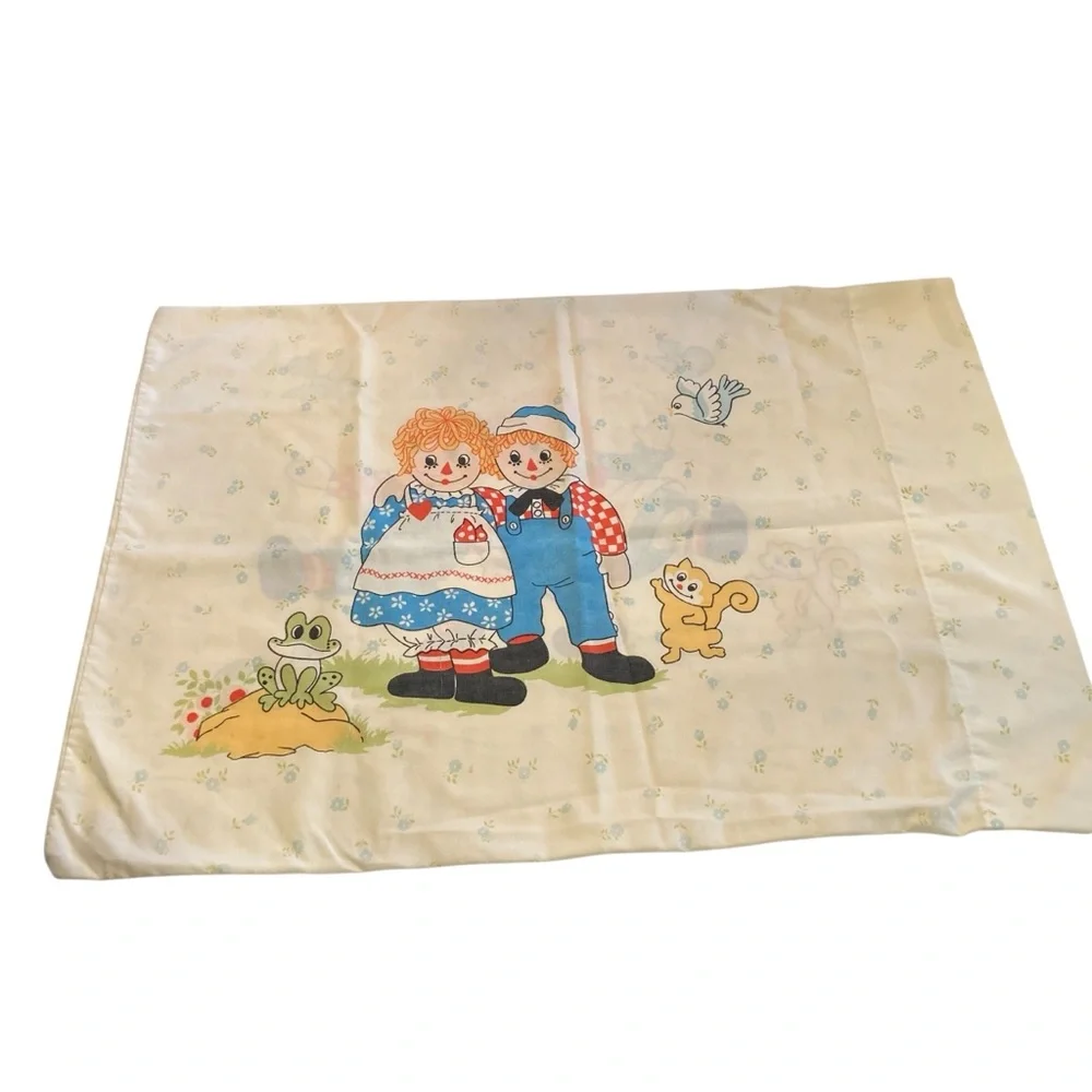 Vintage pillowcase featuring
