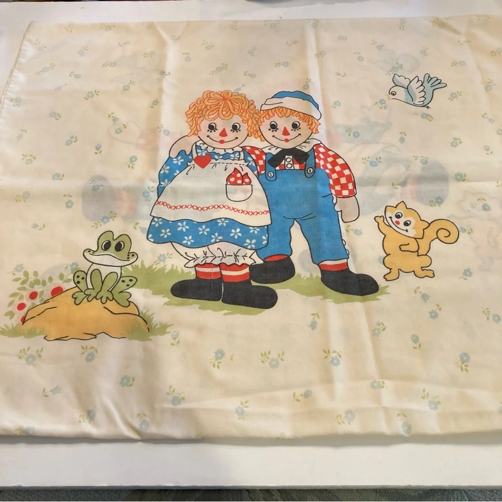 Vintage pillowcase featuring