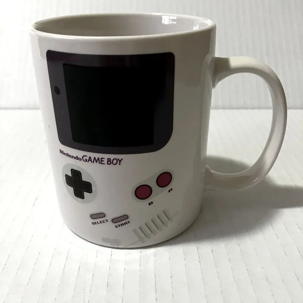 Gameboy Heat Changing Coffee Mug - Gift for Gamers, Nerds, Nintendo Mario Fan...