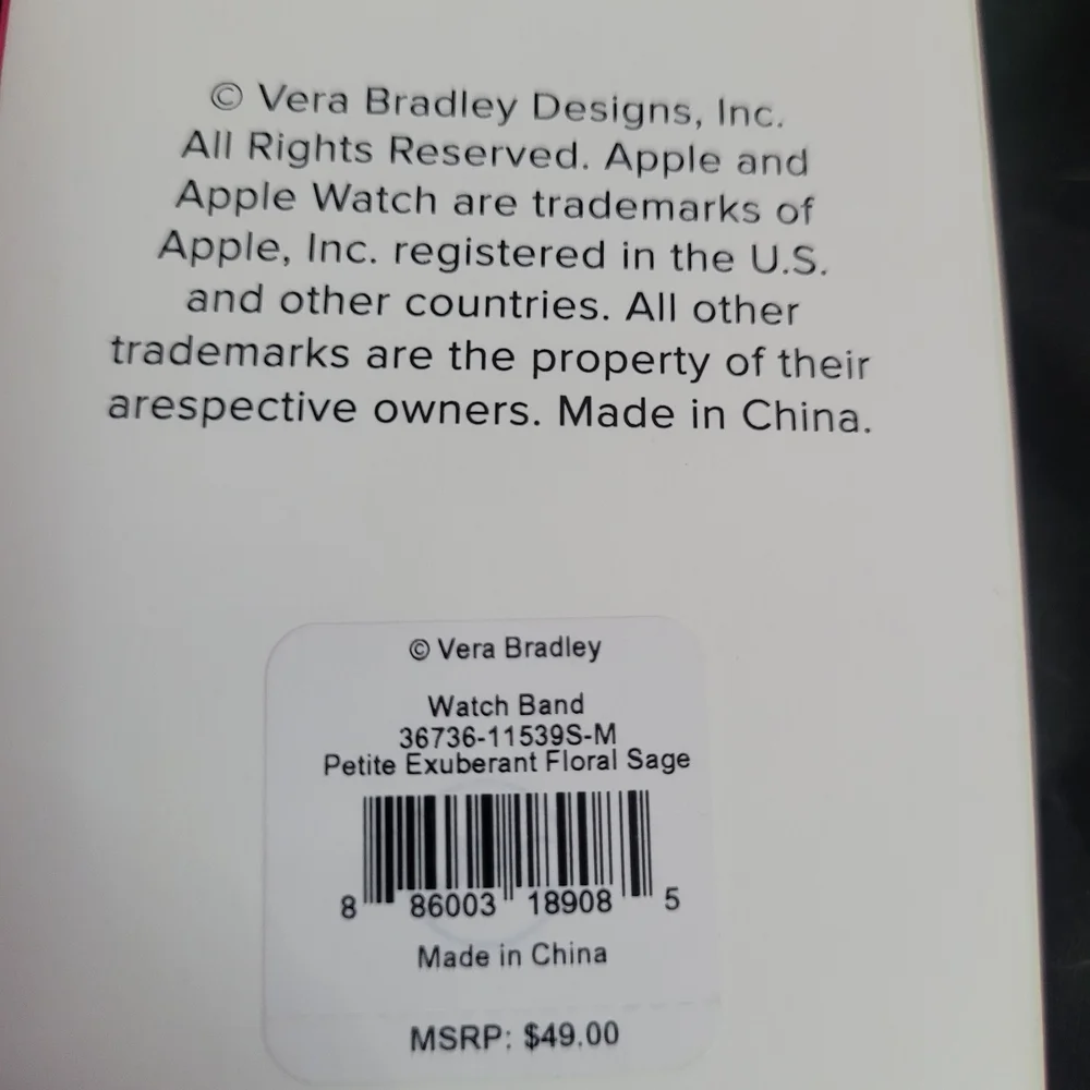 Vera Bradley or free