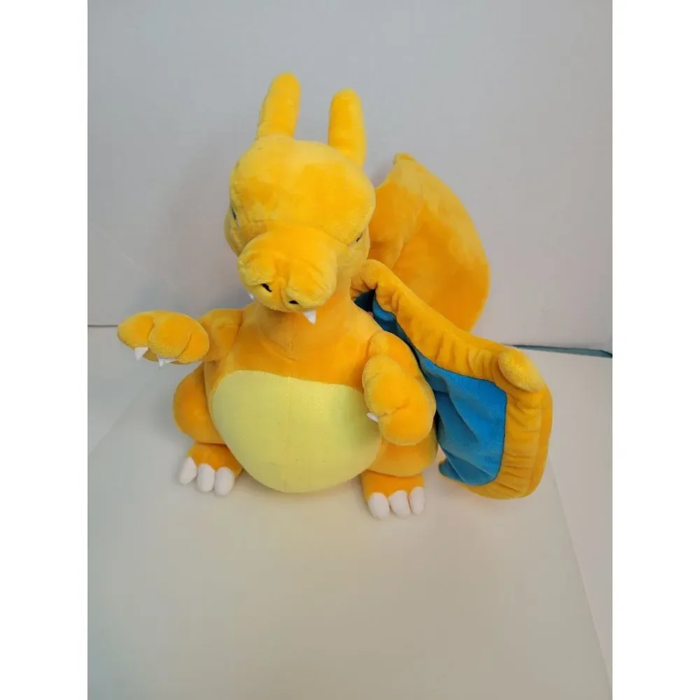 Charizard Vintage 1997 12 inch plush Pokemon Nintendo Rare With Adjustable Wings