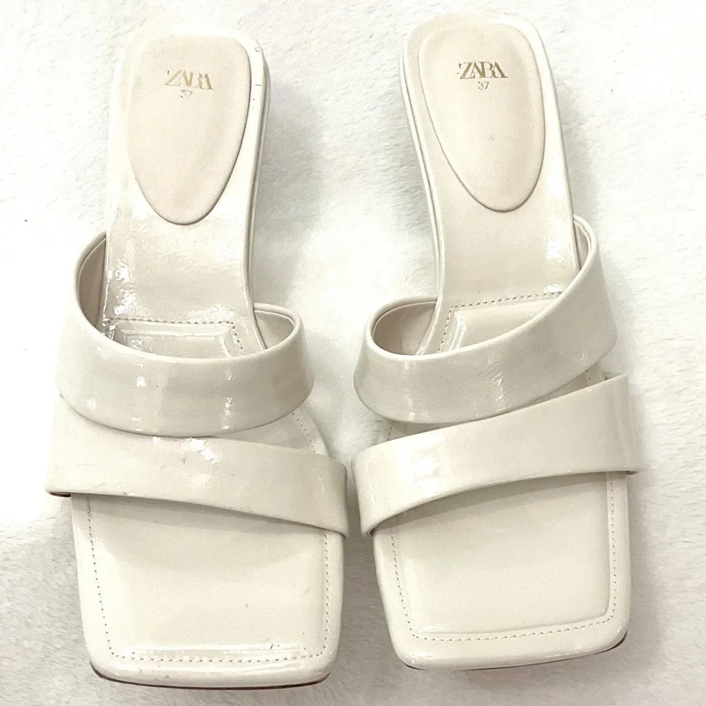 Zara white square
