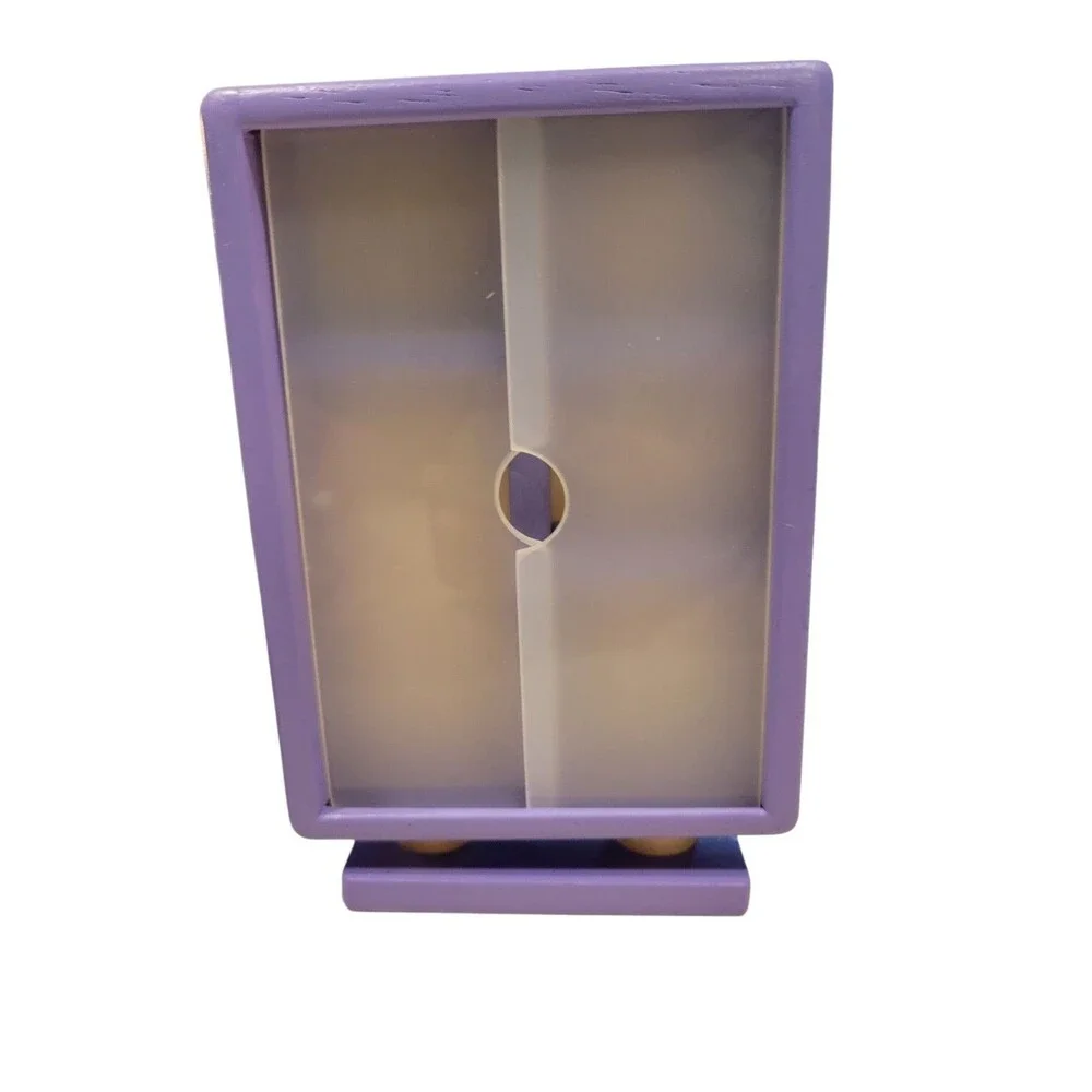 Plan Toys - Wooden Dollhouse Furniture Lot - Bedroom Wardrobe Vanity Lamp