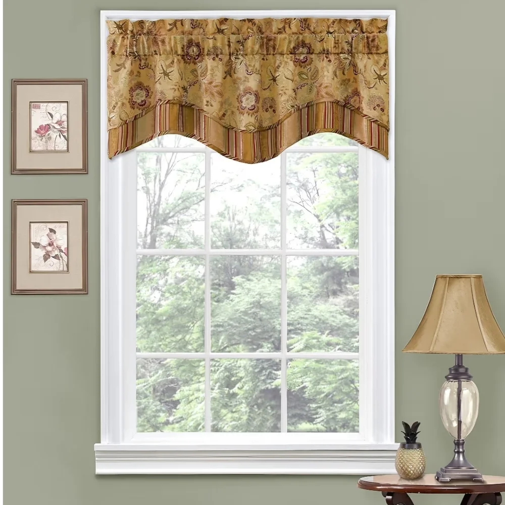 Waverly Traditions Navarra Antique Scallop Valance 52