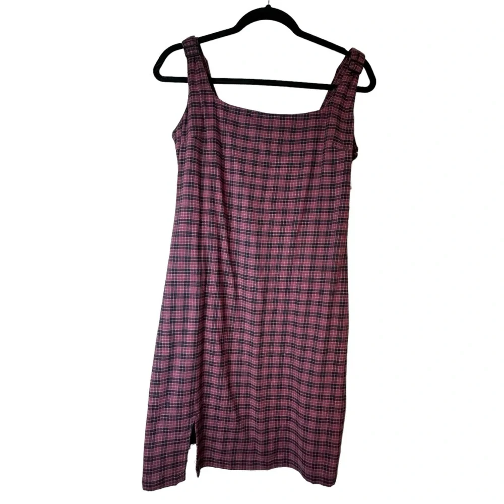 Volcom Plaid‎ Dress Size 8 Adjustable Straps