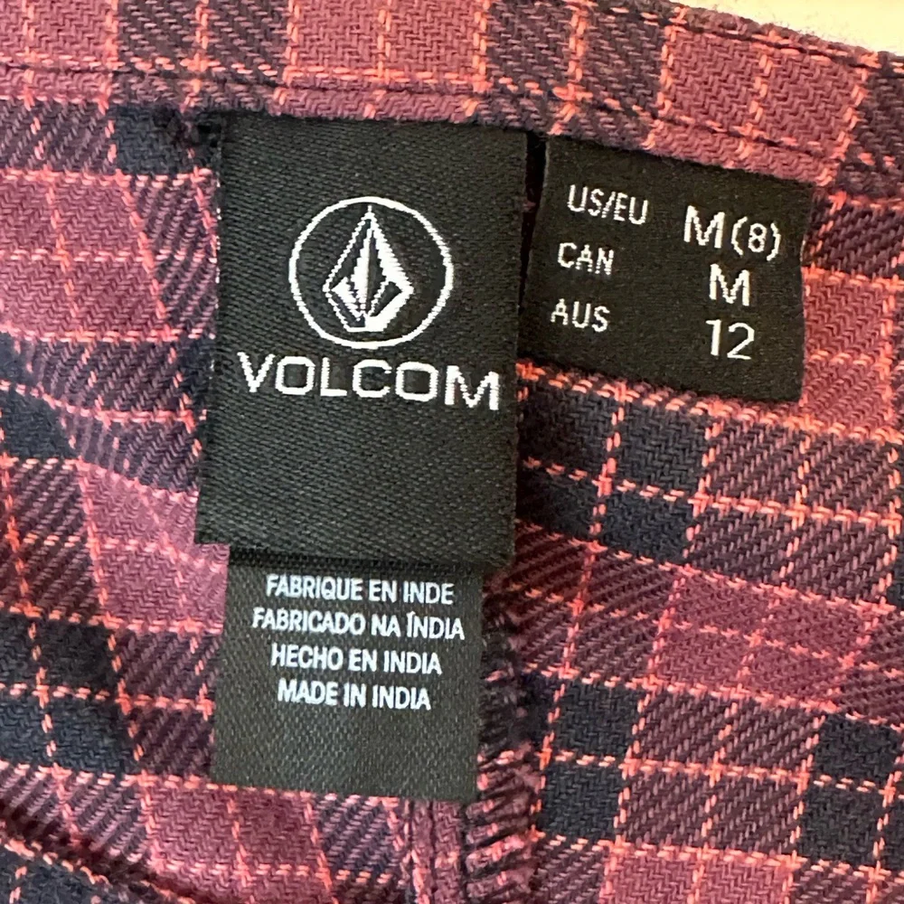 volcom plaid