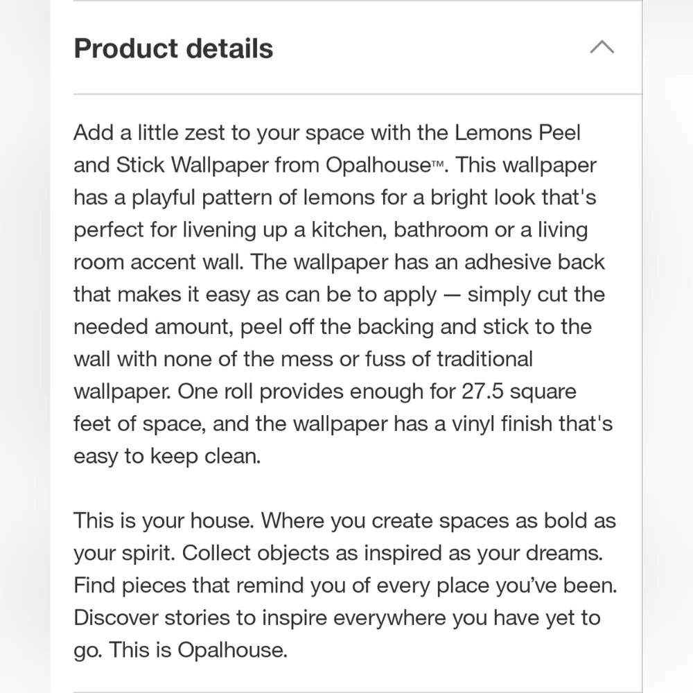 Opalhouse lemons peel