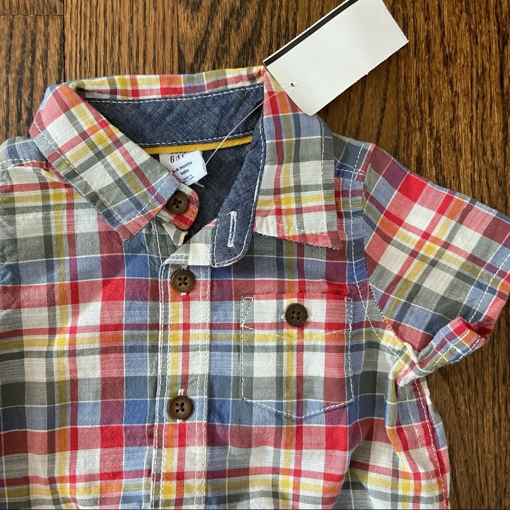 GAP baby plaid