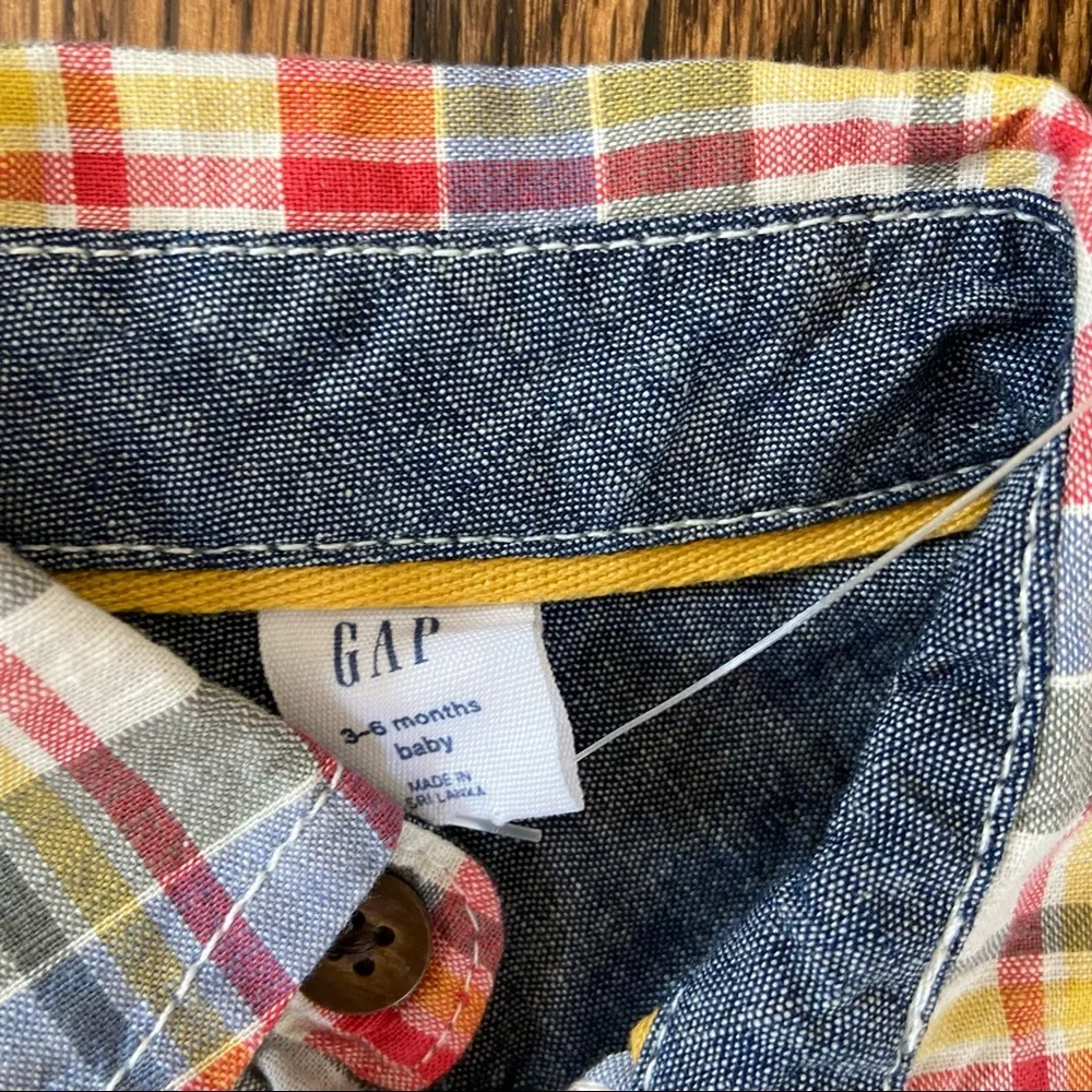 GAP baby plaid