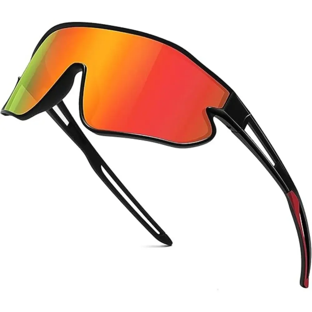 New Kids 2 Pairs Youth Red Polarized Sports Cycling Shades Kids Sunglasses