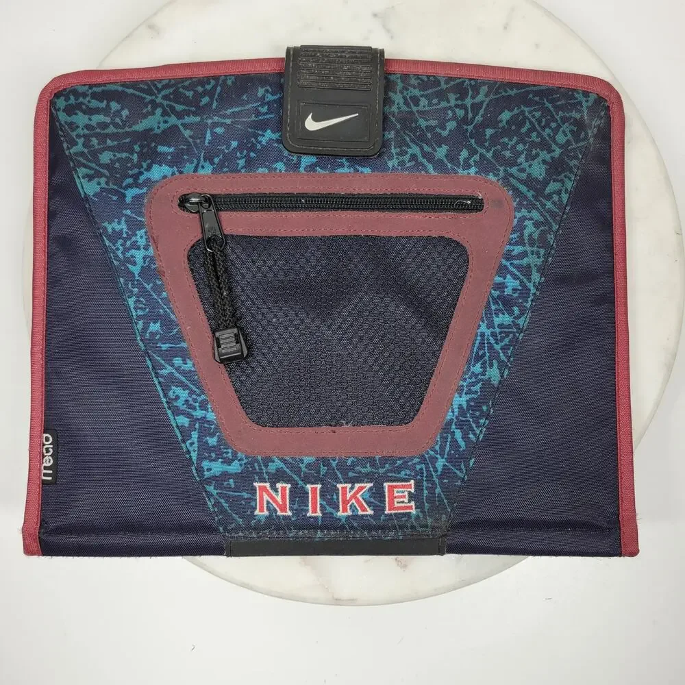 VTG Nike Trapper Keeper Binder Cover Black 1996 Mead Planner Organizer Retro