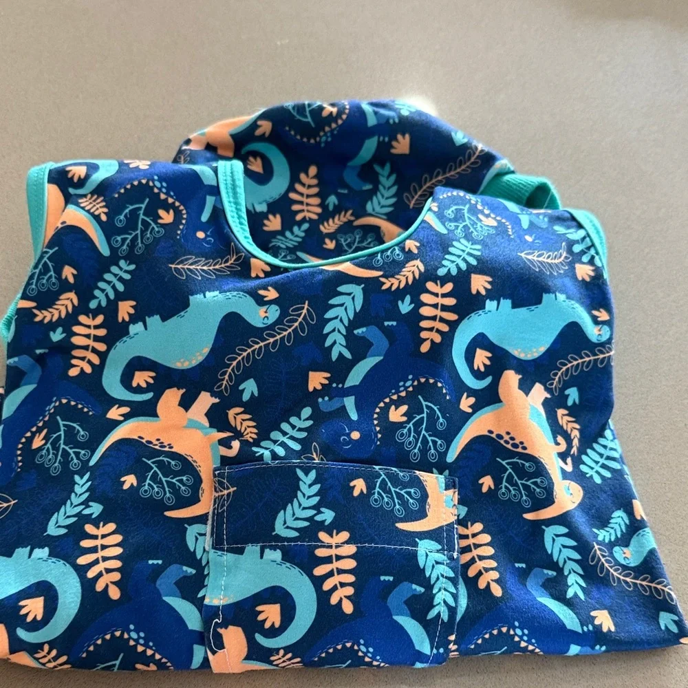 Dinosaur Print Dog onesie for med dogs Used for after surgery