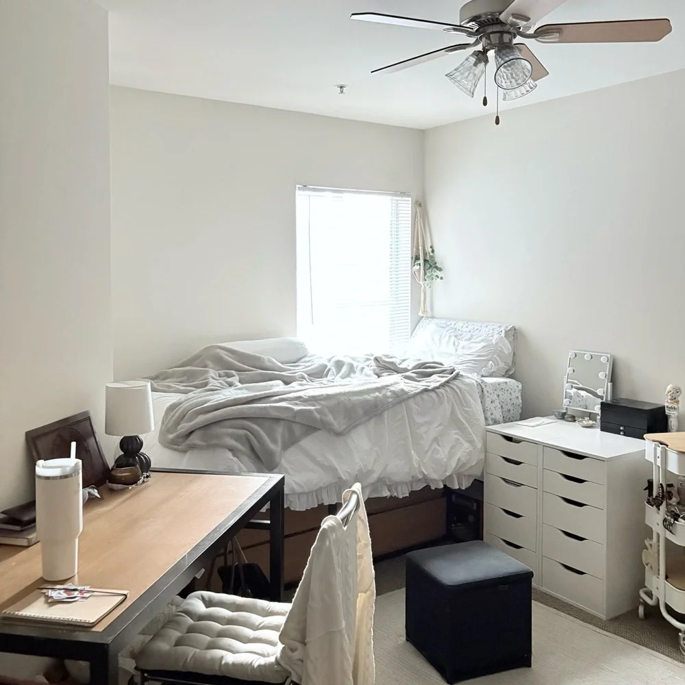 White Bedding Set—Twin XL (Mattress Topper, Mattress Cover, Sheet Set)