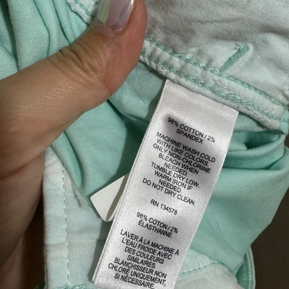 Vineyard‎ Vine Scalloped Everyday Shorts Size 4 mint green