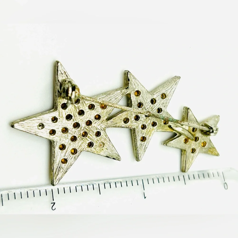 Vintage rhinestone silver