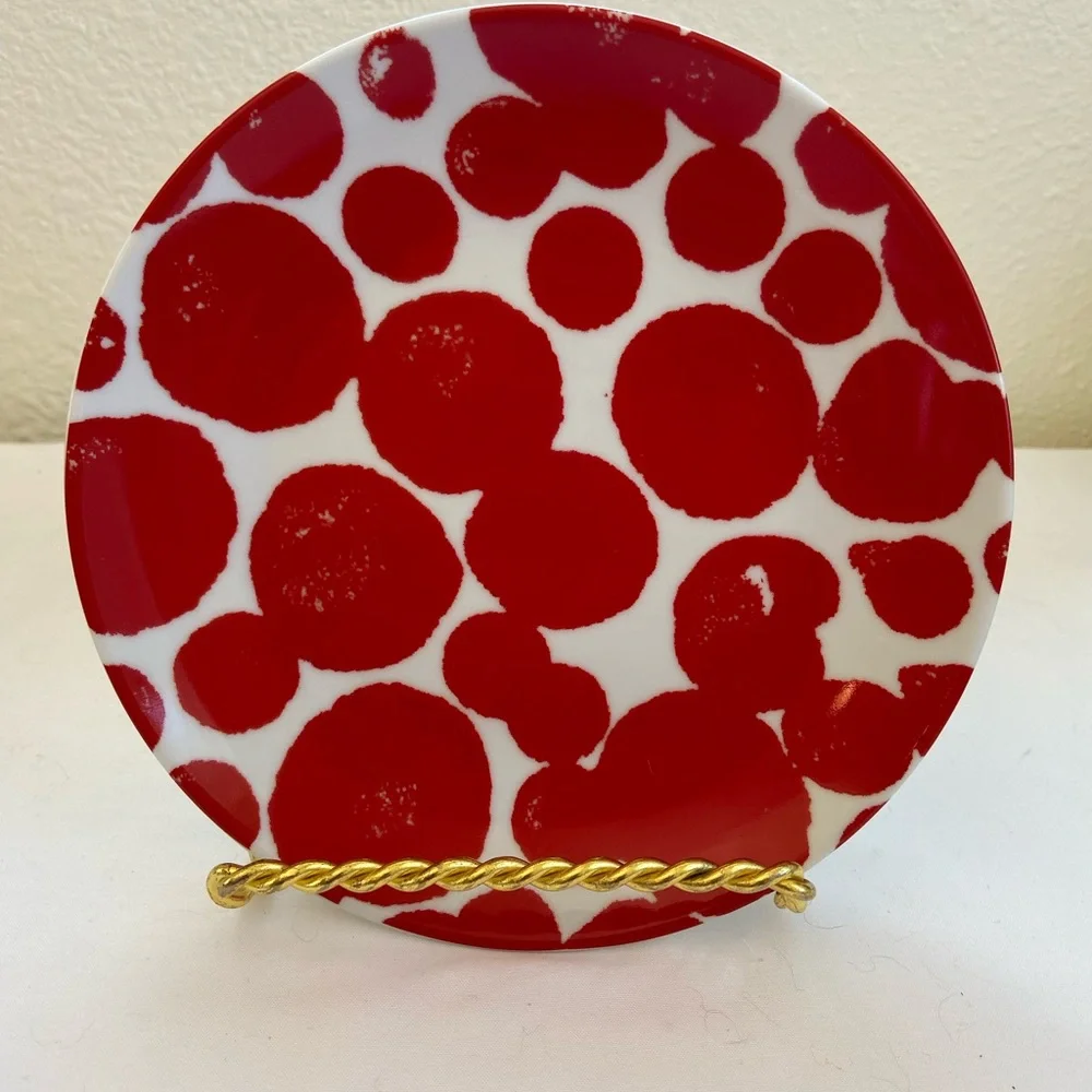 (4) Crate&Barrel cocktail plates