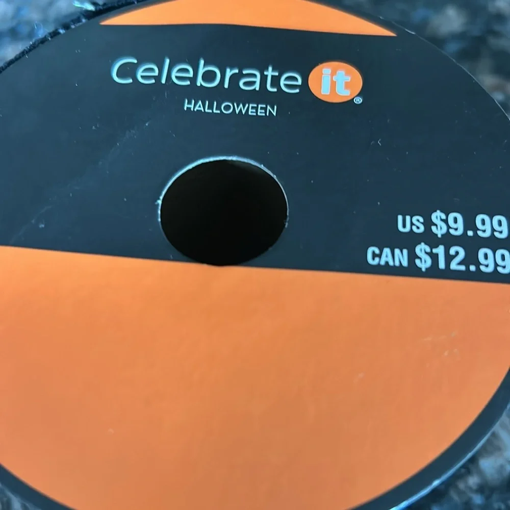 CELEBRATE IT ASSORTED HALLOWEEN WIRED RIBBON 2.5