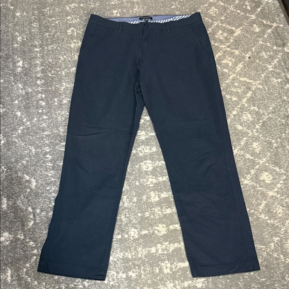 Banana Republic Linen Men's Navy Chinos