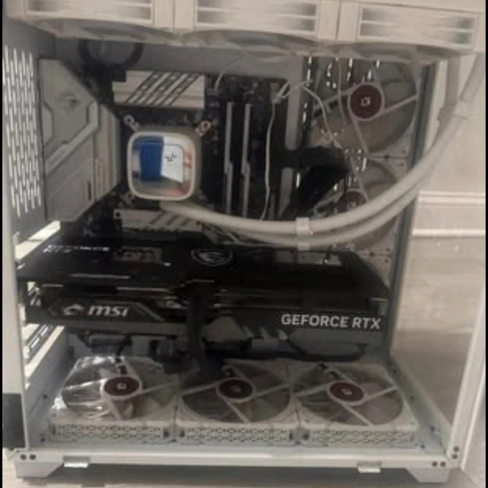 MSI GeForce RTX Graphics Card - Black and White